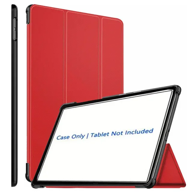 Samsung Galaxy Tab S8 Ultra Étui SM TX900 TX906 Tablette Intelligent en Cuir Support à Rabat Étui Couverture - Rouge