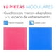 thumbnail image 4 of Piso Protector para Gimnasio Altera  PG C/10 Pz De 105x105 Cm Altera Rojo Azul, 4 of 5