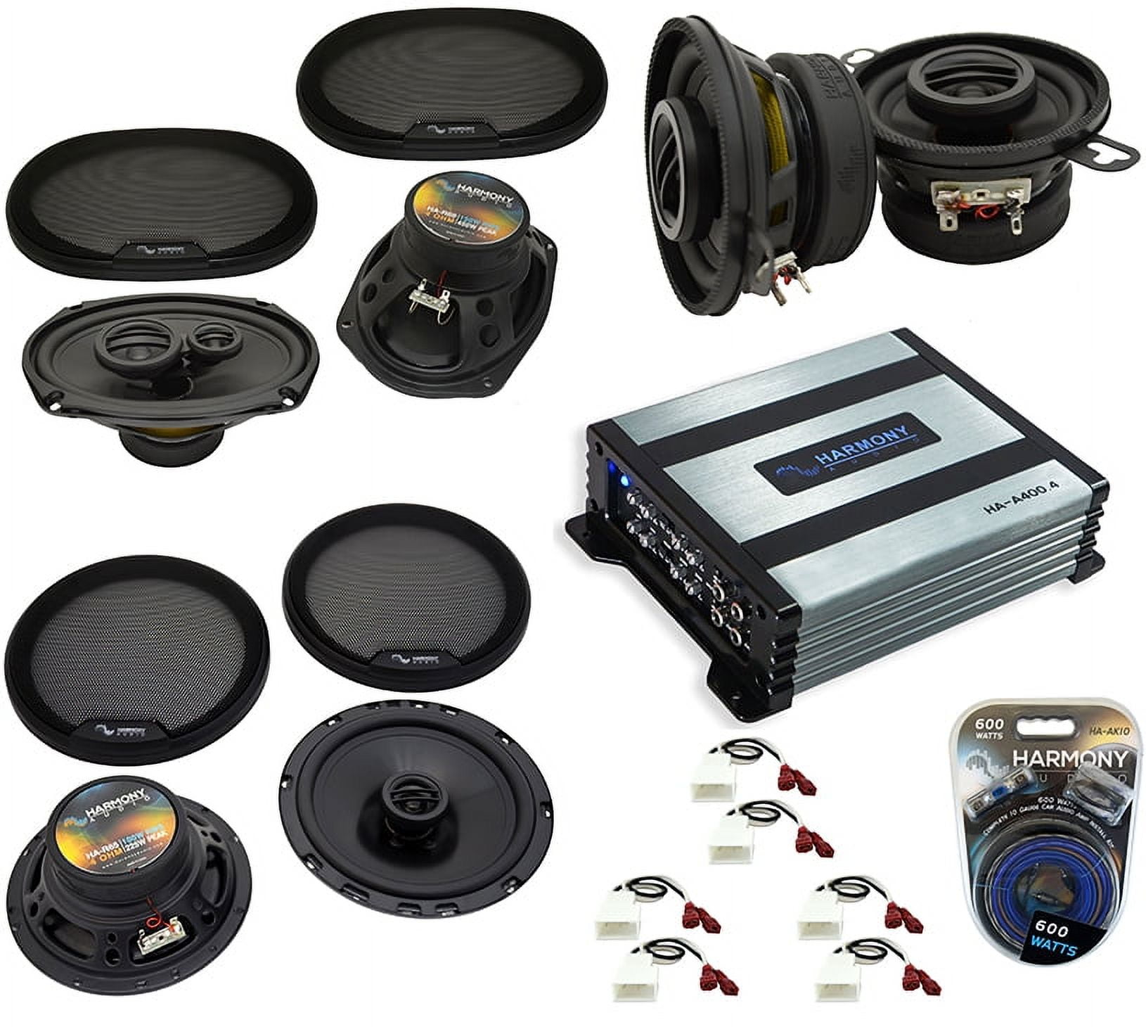HA-R69 Toyota FJ Cruiser 07-14 450W Speakers, HA-A400.4 800W Amp