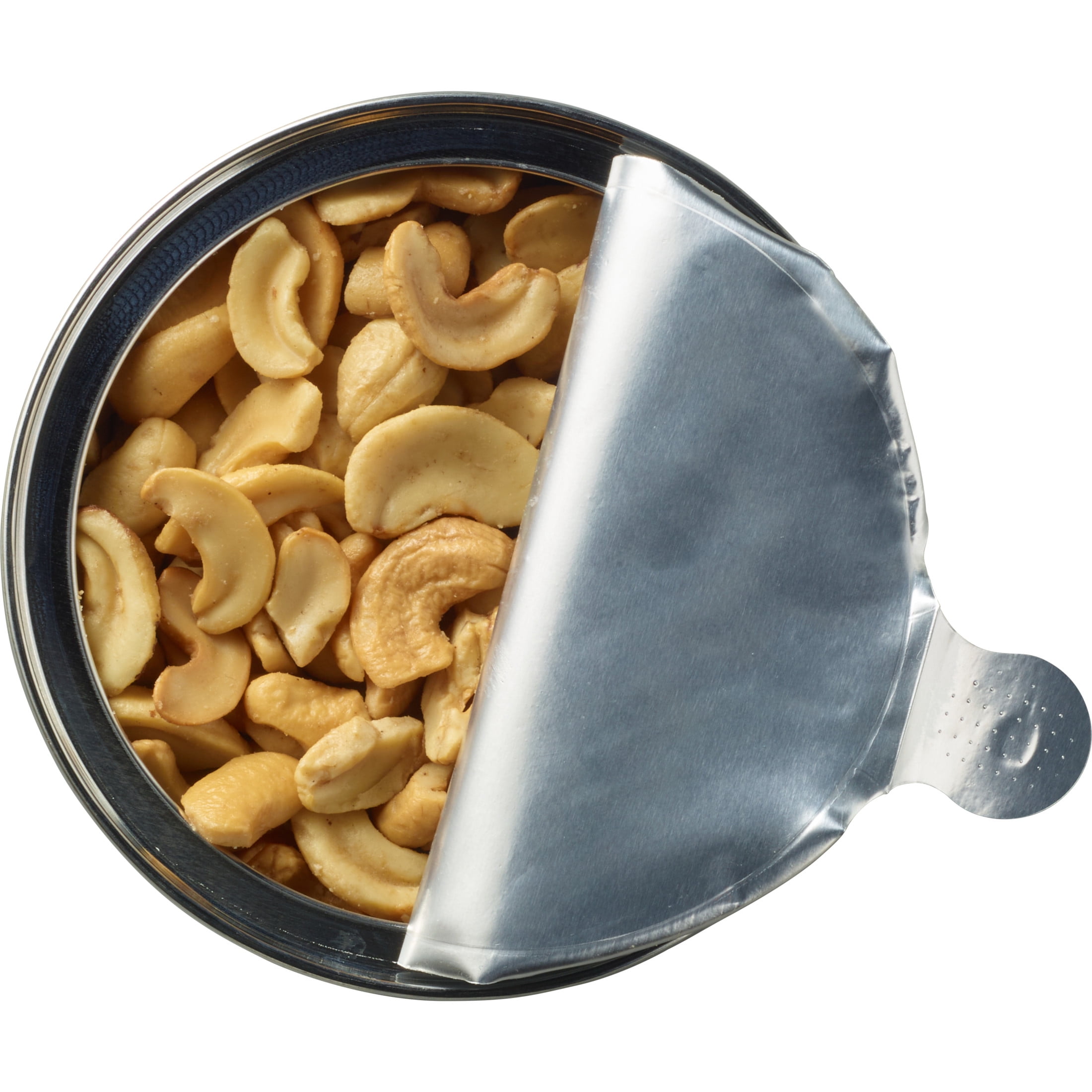 (12 pack) PLANTERS Salted Cashew Halves and Pieces, Party Snacks, Plant-Based Protein 8oz (1 Canister)