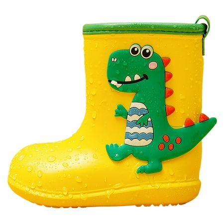 

Baycosin Kids Shoes Short Rain Boots For Kids Go To School Ankle Rainboot Slip On Garden Boot Rubber Shoes