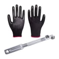 thumbnail image 1 of Extension Wrench Wrenches  Tool Professional for Garagehandyman Portable Long Steel Extension Fitment Spanner with Gloves, 1 of 8