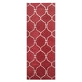 thumbnail image 2 of Rugsotic Carpets Hand Tufted Wool Eco-Friendly 2'6''x8' Area Rugs Runner Red Beige Geometric Modern High Pile Thick Handmade Anti Skid Indoor Rug for Living Room, Bedroom K01004, 2 of 5