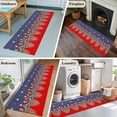 thumbnail image 5 of Runner Rug 2'x6', Independence Day Washable Non-Slip Hallway Runner Rugs, 4th of July Star Blue Red Striped Bedside Rugs Floor Mats Carpet Runners for Kitchen Bathroom Laundry Room, 5 of 8