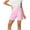 Pink, variant on Tnhcen Women's Solid Color Drawstring Athletic Shorts Elastic Waist Workout Shorts Cotton-Like Stretch Fabric Gym Yoga Casual Comfort Fit S-2XL