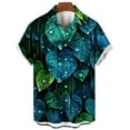 thumbnail image 3 of Wavsuf Mens Shirts Button Down Summer Turndown Beach Hawaiian Multicolor Shirts Size 3XL, 3 of 3