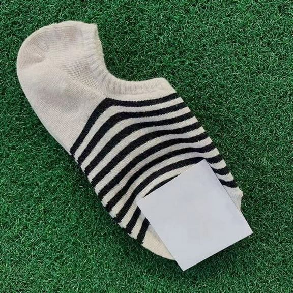 Namzi 3 Pairs Calf Socks Cotton Ankle Socks, Comfortable Socks for Flats, Breathable Daily Wear Socks,Khaki