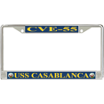 thumbnail image 1 of USS Casablanca CVE-55 License Plate Frame, 1 of 1