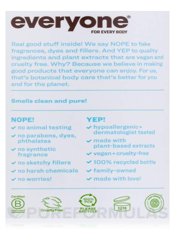 Everyone Unscented 3in1 Soap