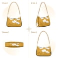 thumbnail image 7 of FORMRS Womens Shoulder Bag with Chain Strap Clutch Purse Cute Tote Handbag, White Flowers, 7 of 7