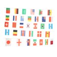 thumbnail image 3 of Banderín internacional, bandera de hilo 2022 Banderas de hilo internacionales Banderas de hilo Rendimiento inigualable, 3 of 8