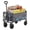 gray, variant on edx Collapsible Wagon Cart, Portable Folding Wagon for Outdoor Camping, Shopping, Black