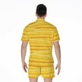 thumbnail image 2 of Corn Pattern Short Sleeve Men'S Rompers Casual Summer Jumpsuits Outfit, 2 of 4