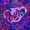 Purple D, variant on jejeloiu Butterfly Theme Monogram J Twin Sheet Sets For Girls,Purple Neon Initial Art Bedding For Kids,3-Piece