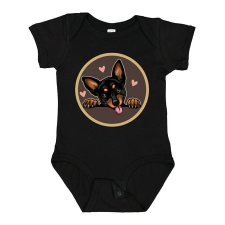 

Inktastic Miniature Pinscher Dog Cute Gift Baby Girl Bodysuit