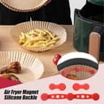 thumbnail image 5 of 3set Air Fryer Magnets for Parchment Paper, Air Fryer Magnetic Silicone Buckle Set, Airfryer Buckle Silicone Accessories, 5 of 5
