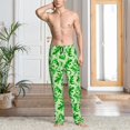 thumbnail image 2 of Hirioo Green Lizard for Men's PJ Pajama Pants Sleep Pants Men's Home Trousers with Pockets,S-3XL-XX-Large, 2 of 6