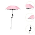 thumbnail image 6 of YWMJZEU Plant Sun Umbrella 95cm Diameter Weatherproof Yard Decoration Sturdy Flowers Sun Pink, 6 of 9