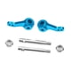 thumbnail image 2 of Juego de brazos de dirección para coche RC 1/10, aleación de aluminio, resistente, profesional, repuestos para coche RC, accesorios para lonchera Azul, 2 of 10