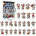 thumbnail image 3 of CuiLiyq 2025 Advent Countdown Calendar Cute CowOrnaments, 24 Days Of Christmas Vacation Advent Calendar Pendant, Christmas Tree Cartoon Cute Cow Decorations, Christmas Collectible Set Gifts, 3 of 9