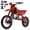 Red, variant on FRP FX125-14 125cc Gas Dirt Bike for Youth Riders, 4-Stroke Pit Bike with 14/12 Inch Tires, Zongshen Gas Power, Electric/Kick Start, Manual Clutch, Hydraulic Disc Brakes, Red, Standard