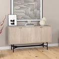 thumbnail image 2 of Evelyn&Zoe Modern/Contemporary 58" Wide Alder White Buffet Table, 2 of 7