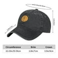 thumbnail image 5 of DouZhe Adjustable Washed Cotton Baseball Cap - Basketball Gamer Prints Vintage Dad Hat Unisex Sports Caps (Black), 5 of 7