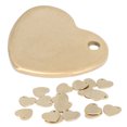 thumbnail image 1 of Étiquette d'Identité pour Animaux, Acier Inoxydable Longue Durée 20 Pcs en Forme de Cœur pour Bijoux d'Animaux, 1 of 8