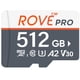 thumbnail image 1 of Tarjeta de memoria ROVE PRO microSDXC 512GB con adaptador 100MB/s, 1 of 8