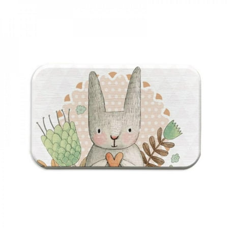 

Clearance Sale Placemat Franch Style Rabbit Pattern Diatomite Absorbent Diatom Rectangular Mud Coaster Household Tableware HomeTable Decoration