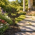 thumbnail image 4 of Halloween Metal Garden Stake, 11.81-Inch Black Dancing Skeleton Yard Art for Lawn, Walkway and Porch Decor, 4 of 8