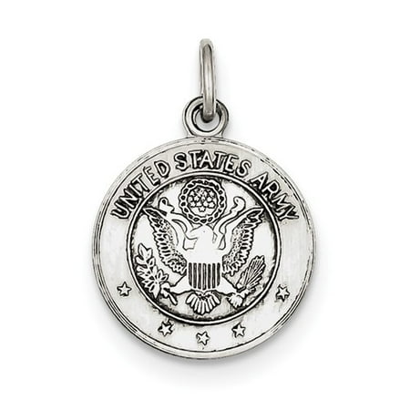 Sterling Silver Engravable US Army Medal