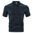 thumbnail image 6 of Kaemgyyd Golf Shirts for Men Casual Button Collar Summer Beach Tops Big and Tall Breathable Short Sleeve Athletic Running Workout Tee, 6 of 6