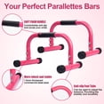 thumbnail image 3 of Barras Parallettes AmazeFan Push Up para entrenamiento de fuerza, 42 x 25 x 25 cm, 3 of 7