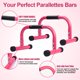 thumbnail image 3 of Barras Parallettes AmazeFan Push Up para entrenamiento de fuerza, 42 x 25 x 25 cm, 3 of 7