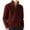 A005-Red, variant on SAATLERI Mens Knit Polo Shirt Quarter Zip Polo Sweater Long Sleeve Textured Pullover Sweaters Casual Warm Shirts