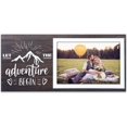 thumbnail image 1 of Adventure Photo Frame for Congrats Grads Boyfriend Girlfriend Romantic Adventure 2021 Picture Frame Home Wall Decoration Table Centerpiece Frame Rustic Sign, 4 x 6 Inch (Let the Adventure Begin), 1 of 7