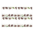 thumbnail image 2 of MKHERT Watercolor Christmas Fir-Tree with Cone Horizontal Pattern Placemats Table Mats for Dining Room Kitchen Table Decoration 12x18 inch,Set of 4, 2 of 4