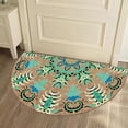 thumbnail image 1 of Alfombrillas de estilo étnico nórdico para puerta de entrada interior, Semicírculo bohemio, Alfombra de piso para baño, sala de estar, dormitorio, decoración antideslizante Fivean unisex, 1 of 2