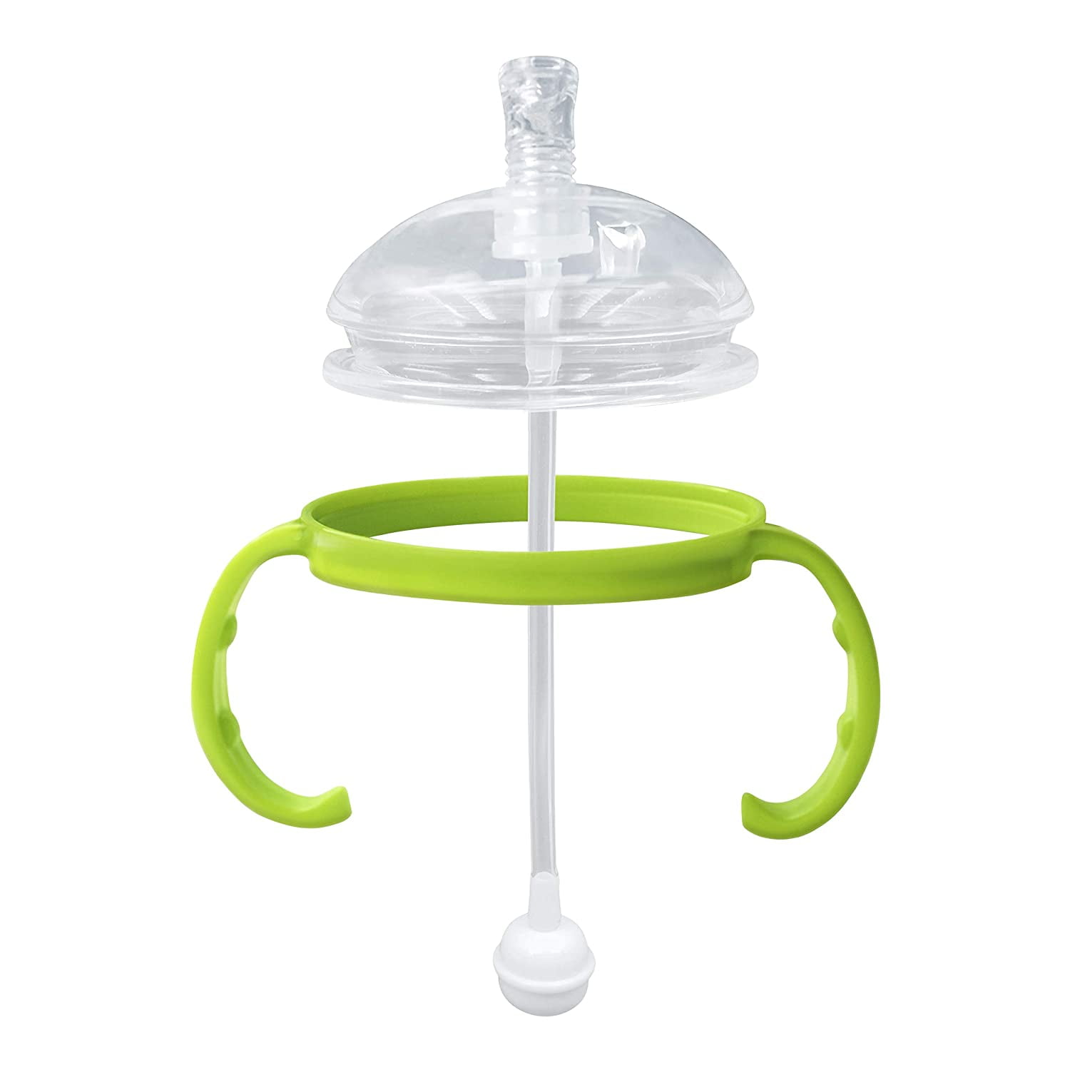 Anpei Straw Sippy Cup Transitional Nipple Kit for Comotomo Baby Bottles, 5 oz and 8 oz