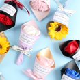 thumbnail image 1 of AMERTEER 1 Bouquet Mini Handmade Artificial Soap Flower Gift Party Props Home Ornament, 1 of 8