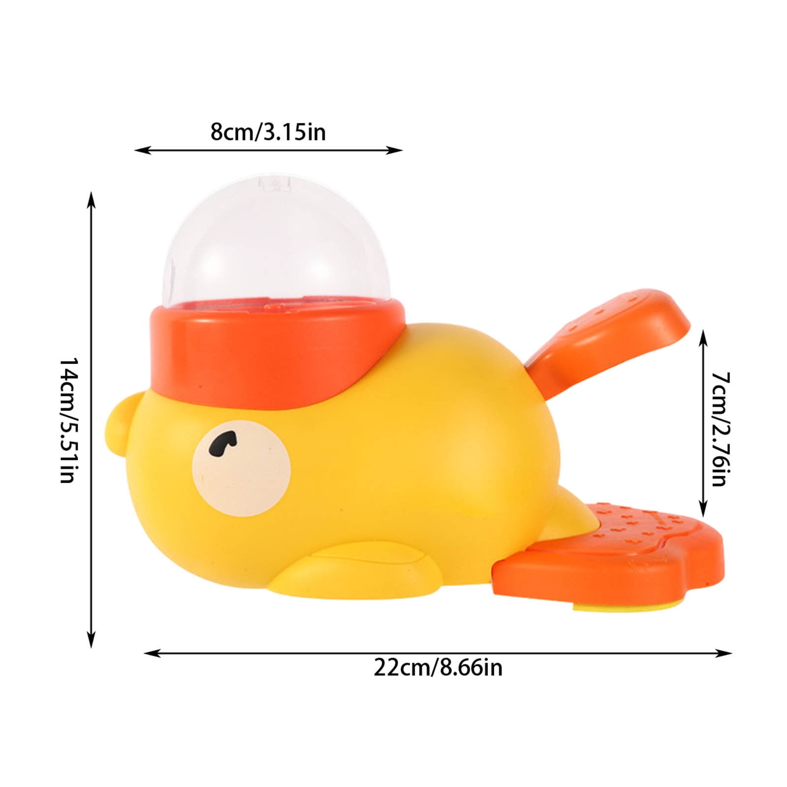 Cadorn Yellow Interactive Dog Feeder – Manual Press - to - Get Food Dispenser for Small, Medium & Large Dogs