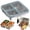 C, variant on Zoxiy 304 Stainless Steel Bento Box,Portable Leakproof Lunch Containers with 3 Compartments,Multifunctional Stackable Storage Containers for Daily Meal Prep,Office Travel Classroom Supplies