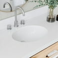 thumbnail image 3 of ARIEL Monroe 49 Inch Single Oval Sink Bathroom Vanity With Pure White Quartz Countertop 1.5 Inch Edge In White, 3 of 8