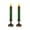 Green, variant on LED Electronic Candles with Decorative Candle Holders - Flameless Flickering Candle Lights for Halloween Decor, Safe Battery-Operated Indoor Lighting, Festive Candle Decor, 9.65*2.17in, Gold