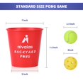 thumbnail image 2 of Set de juego al aire libre Aivalas Yard Pong con 12 cubos y 4 pelotas, 2 of 7