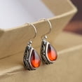 thumbnail image 6 of AEXTO Vintage Teardrop Earrings for Women Trendy, Lightweight Birthstone Dangle Earrings with Silver Hook, Valentine's Day Gifts Jewelry, 6 of 6