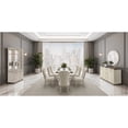 thumbnail image 2 of Fantosini Pedestal Dining Table - Silver Mist, 2 of 16