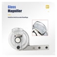 thumbnail image 4 of 360 Degree Universal Angle Ruler Bevel Protractor Angle Measuring Instrument With Magnifying Glass Goniometer Woodworking Tools, 4 of 8