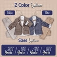 thumbnail image 5 of Little Boys' Jacket, Long Sleeve Button-Up Shirt and Pants 3-Piece Dressy Suit, 5 of 5